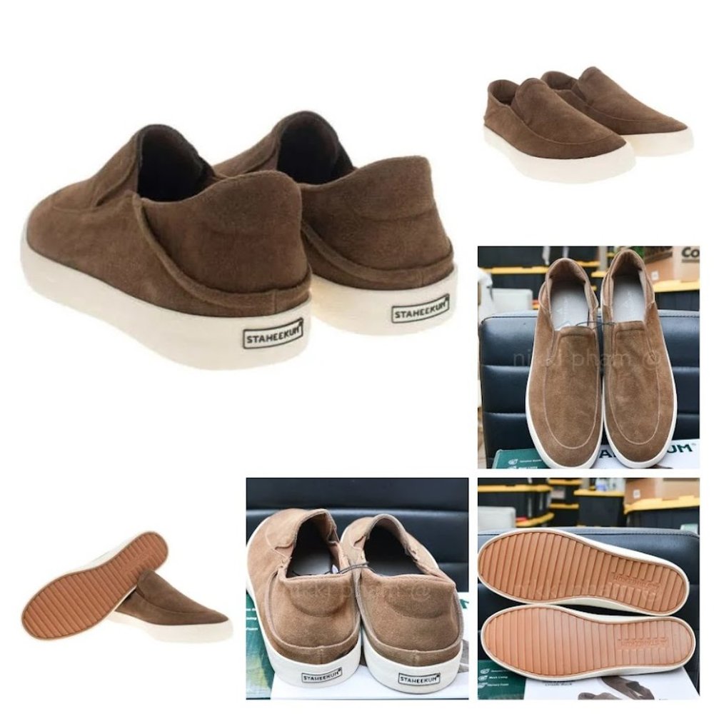Staheekum Men's Slip On Shoe in  Brown